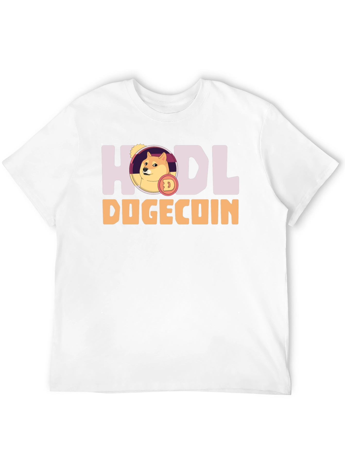 HODL Dogecoin Black T-Shirt - Crypto Meme Tee