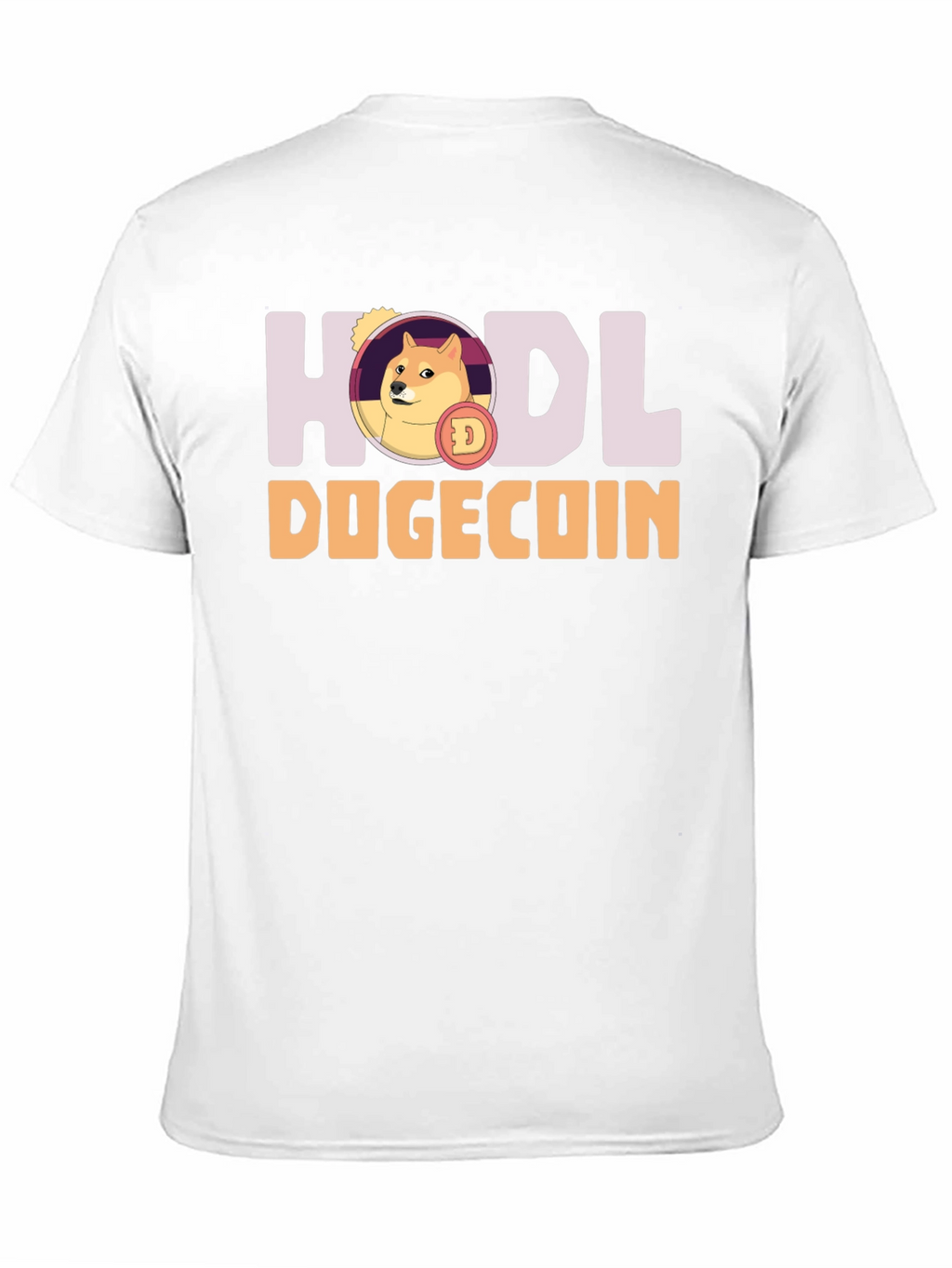 HODL Dogecoin Black T-Shirt - Crypto Meme Tee