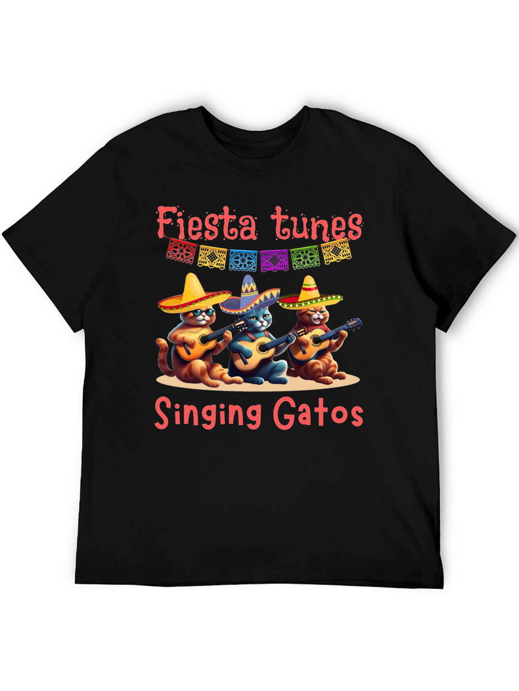 Fiesta Tunes Singing Gatos T-Shirt