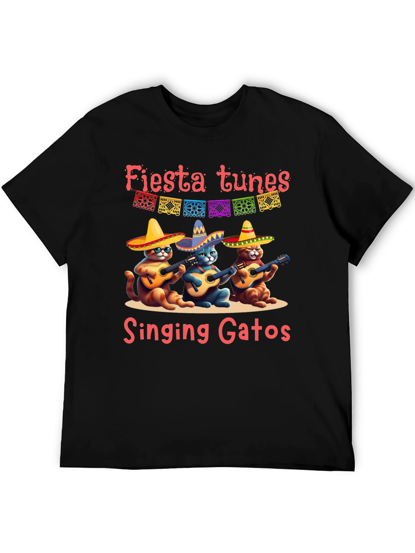 Fiesta Tunes Singing Gatos T-Shirt