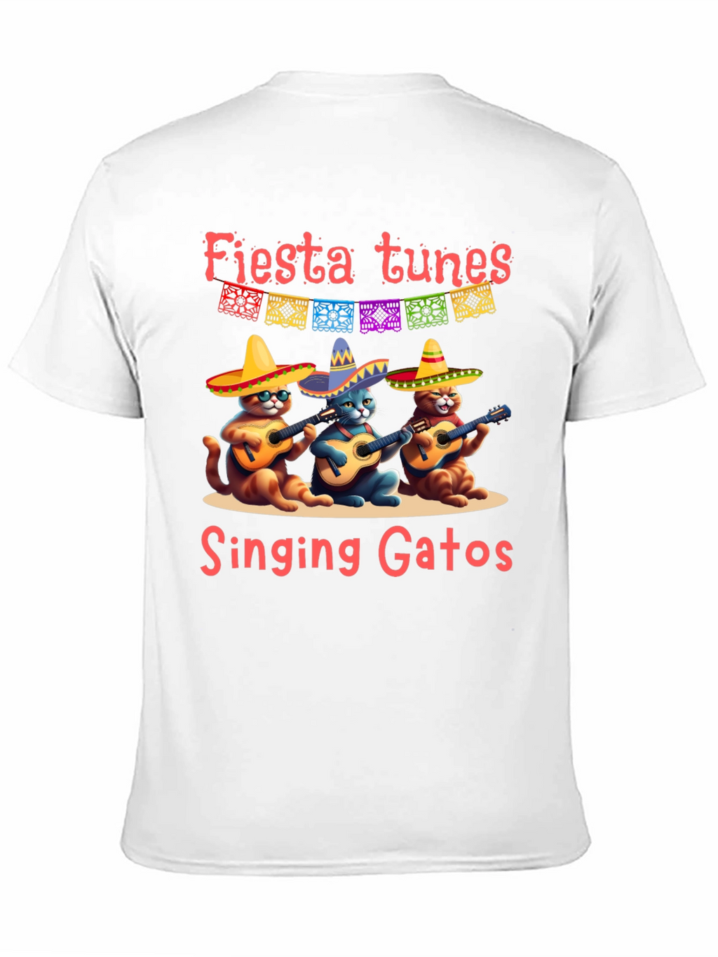 Fiesta Tunes Singing Gatos T-Shirt