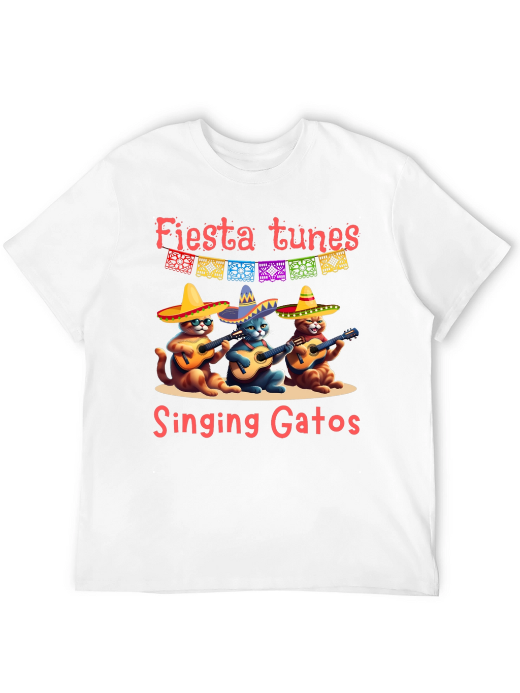 Fiesta Tunes Singing Gatos T-Shirt