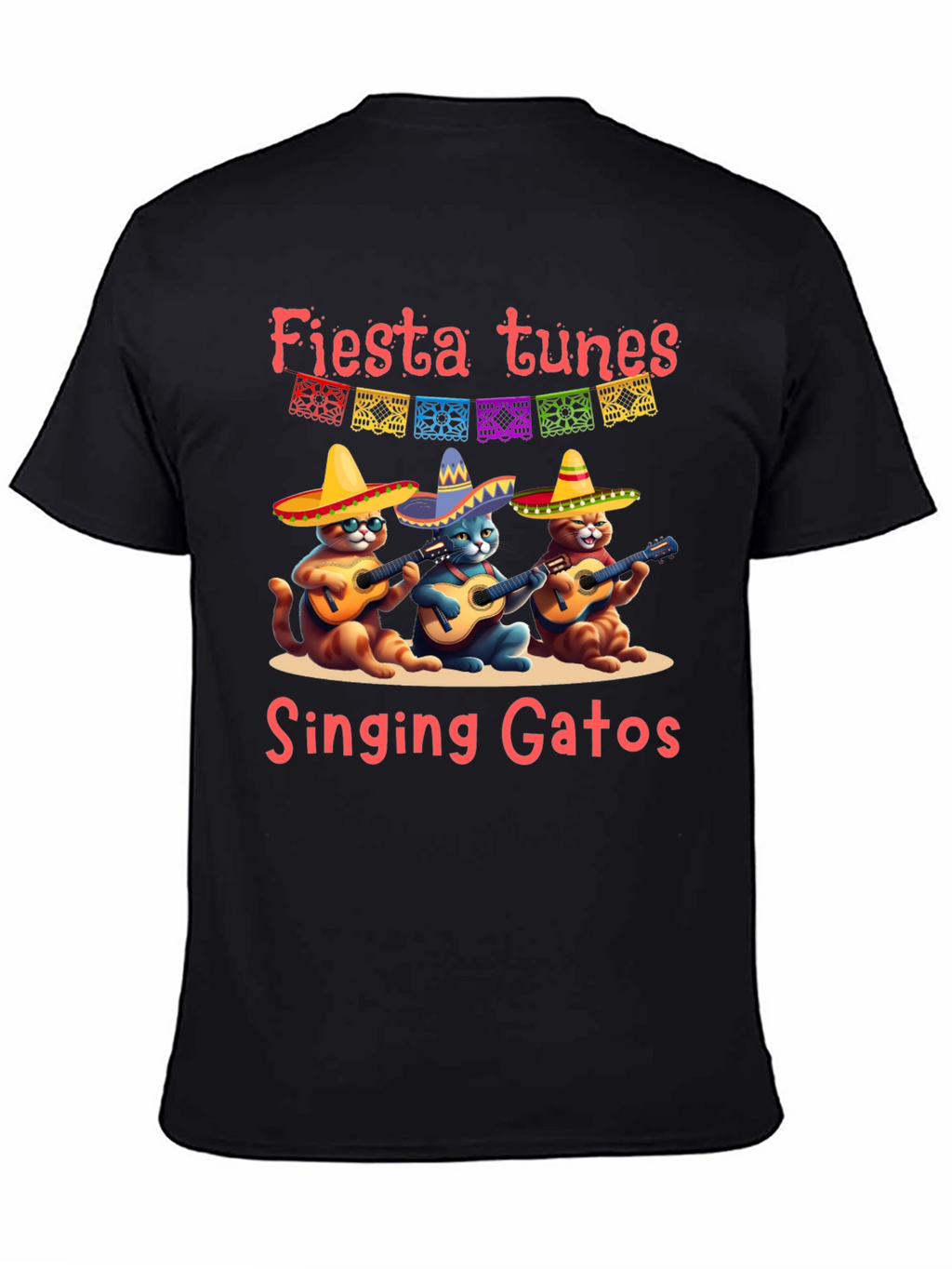 Fiesta Tunes Singing Gatos T-Shirt