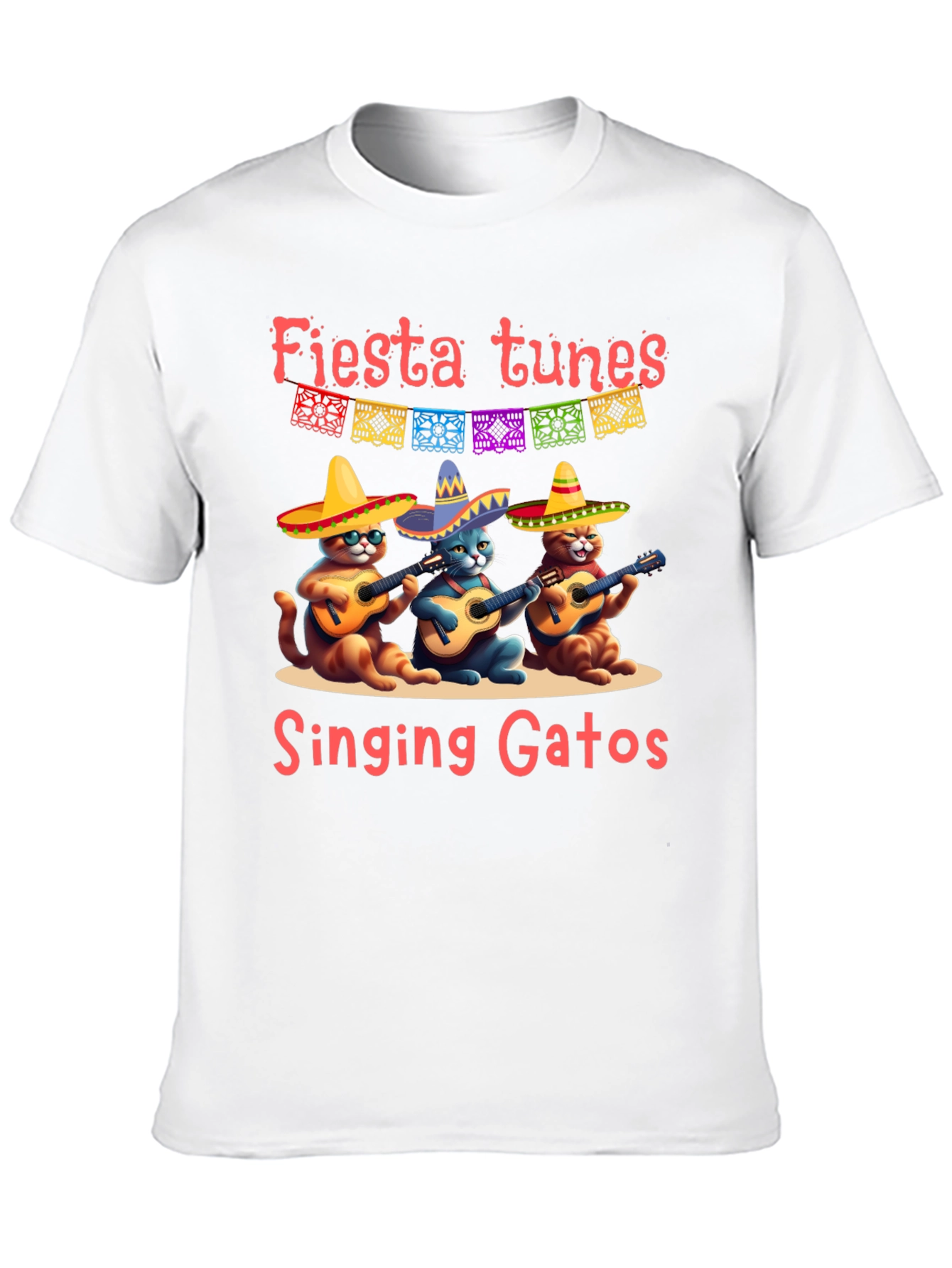 Fiesta Tunes Singing Gatos T-Shirt