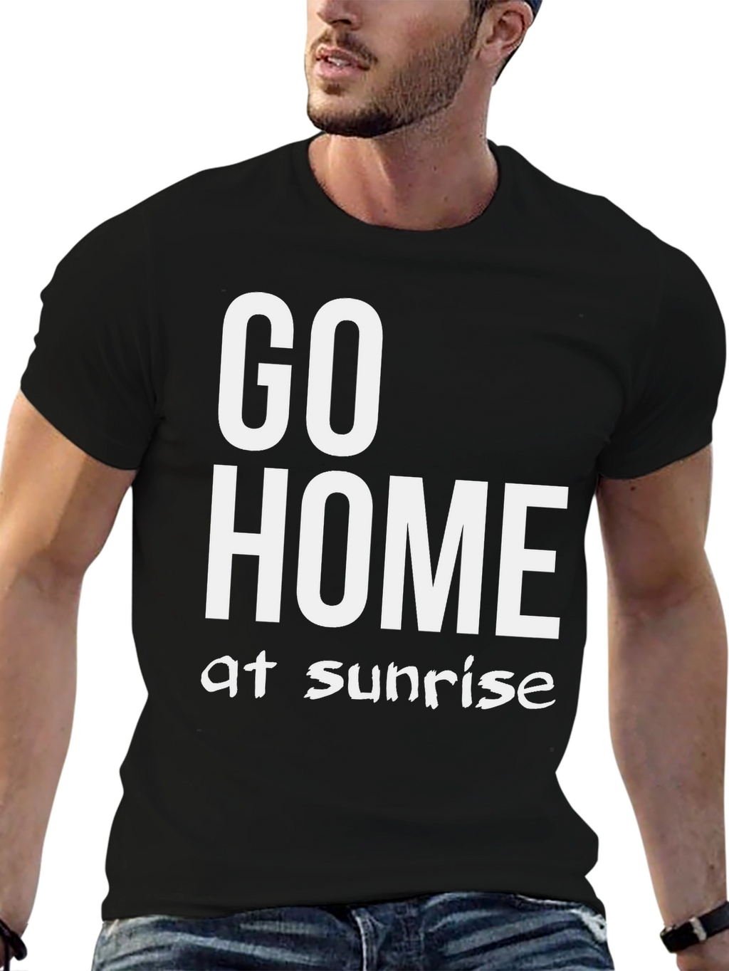 Go Home At Sunrise Graphic T-Shirt
