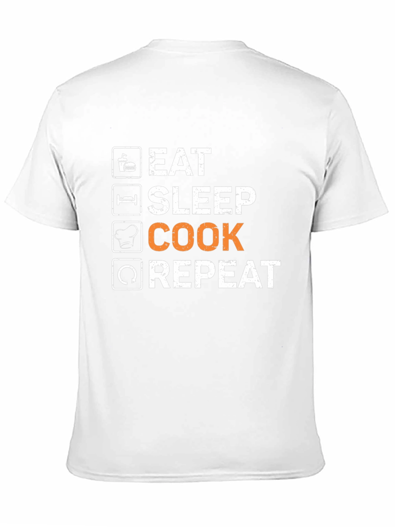 Eat Sleep Cook Repeat Graphic T-Shirt