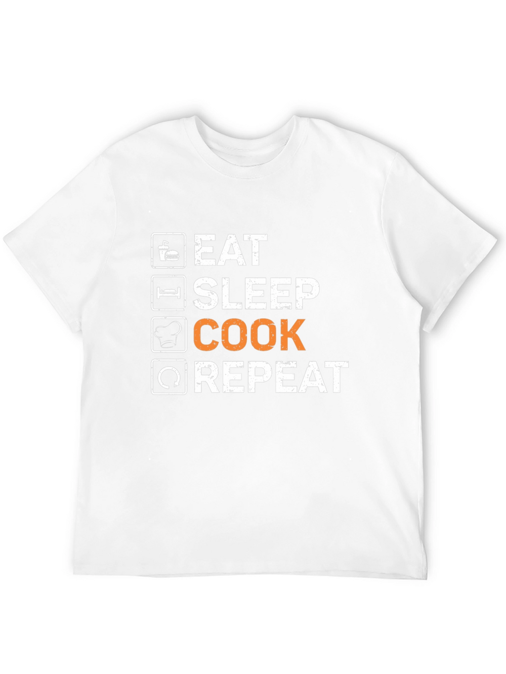 Eat Sleep Cook Repeat Graphic T-Shirt