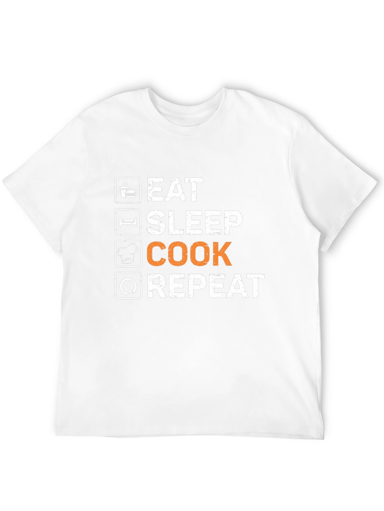Eat Sleep Cook Repeat Graphic T-Shirt