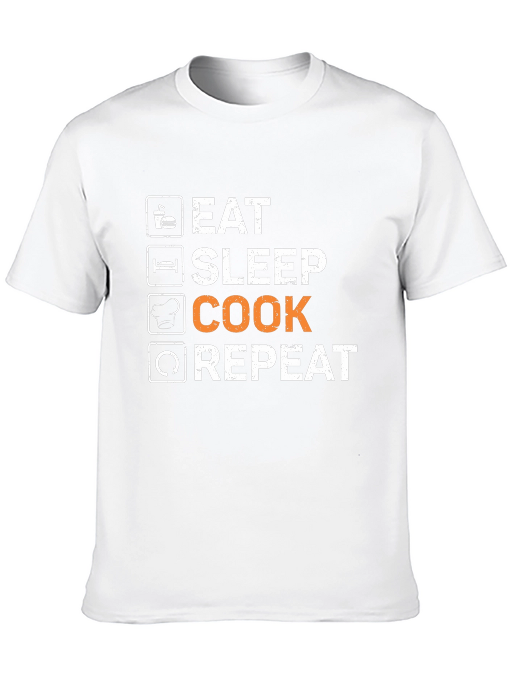 Eat Sleep Cook Repeat Graphic T-Shirt
