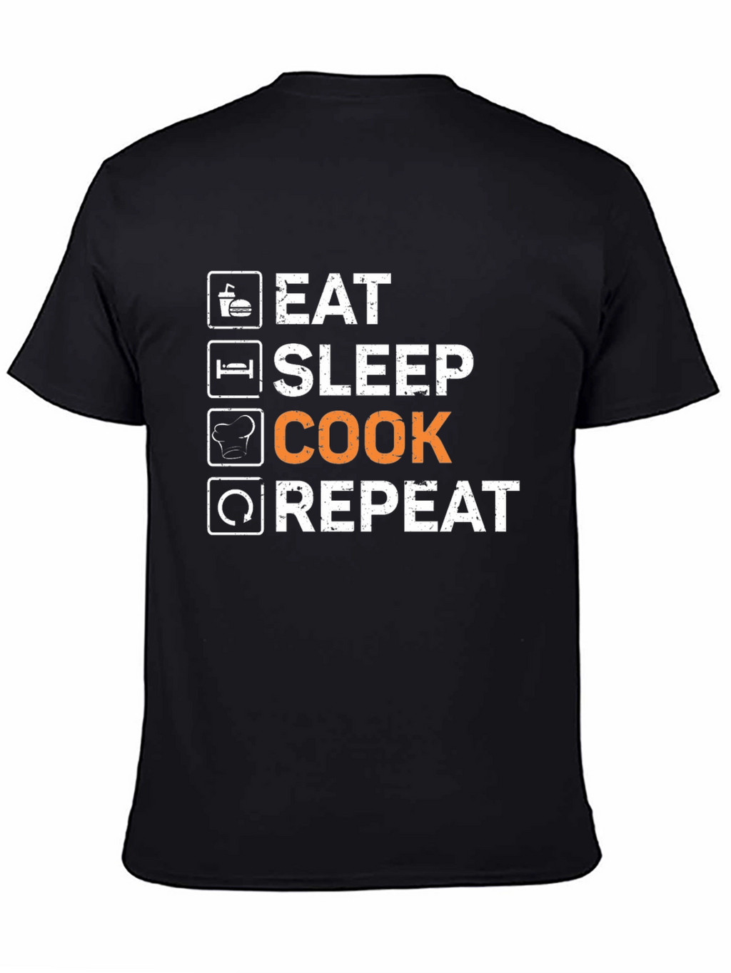 Eat Sleep Cook Repeat Graphic T-Shirt