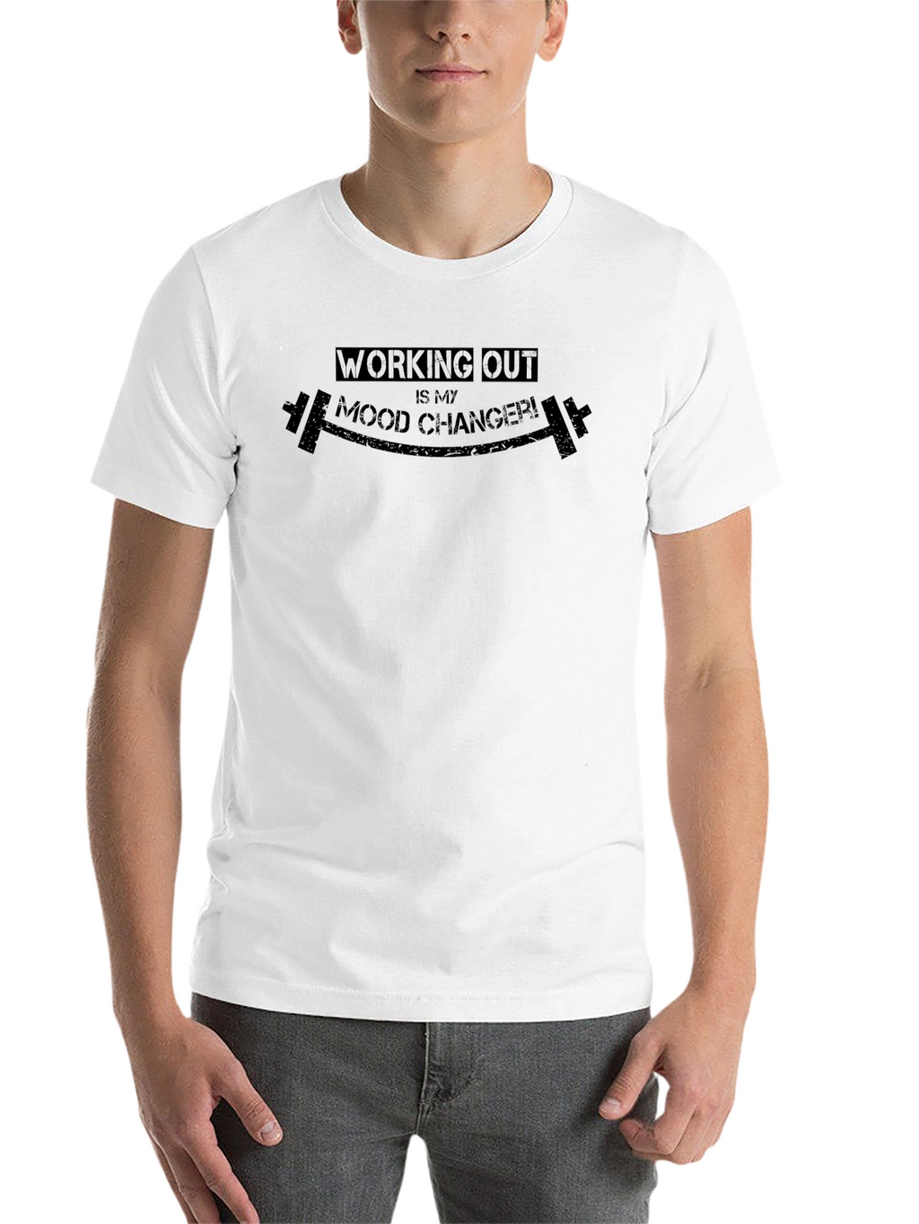 Workout Mood Changer Black T-Shirt