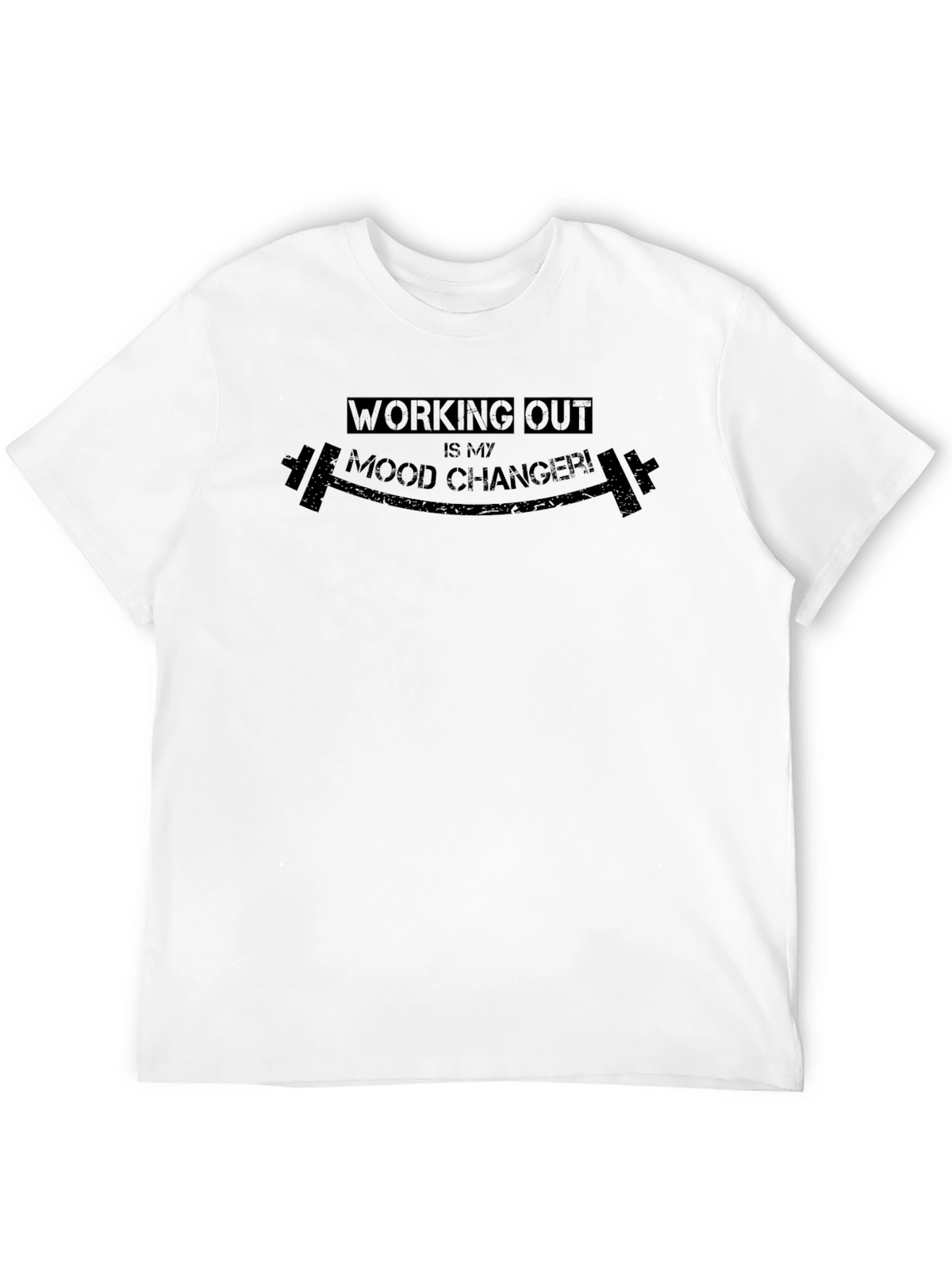 Workout Mood Changer Black T-Shirt