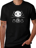 Skull Drummer Graphic Tee