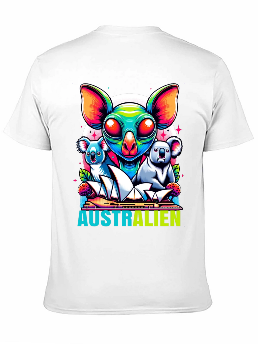 Aussie Pride T-Shirt: Alien Koala Design