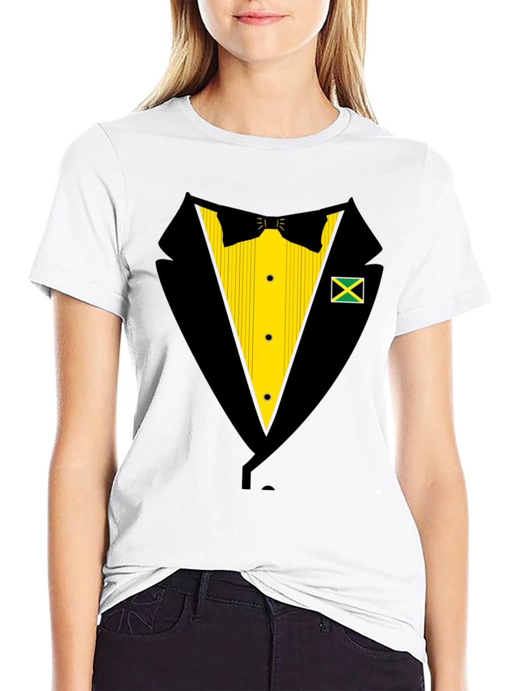 Jamaica Tuxedo T-Shirt - Fun Party Top