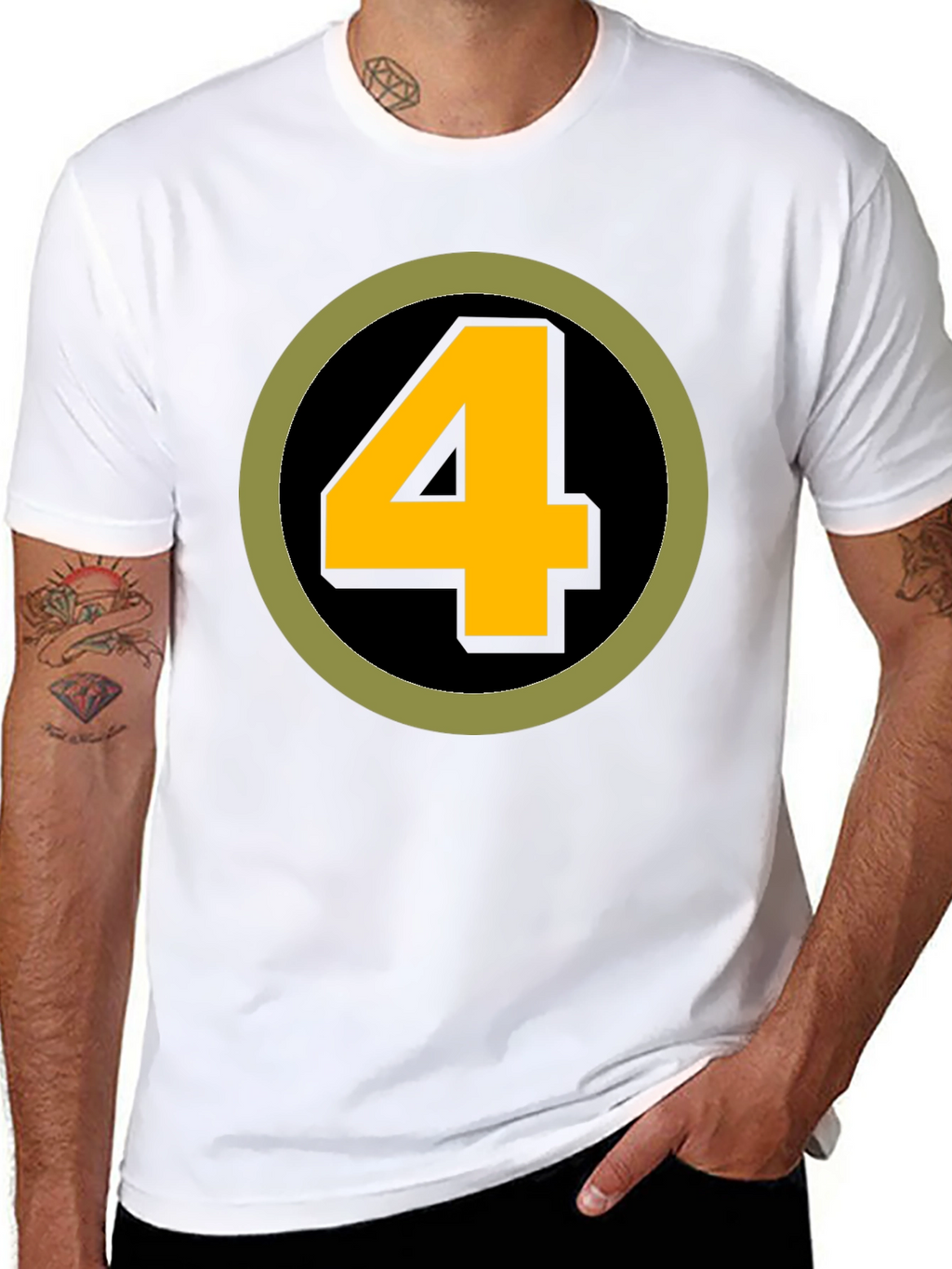 Fantastic Four Inspired Number 4 T-Shirt