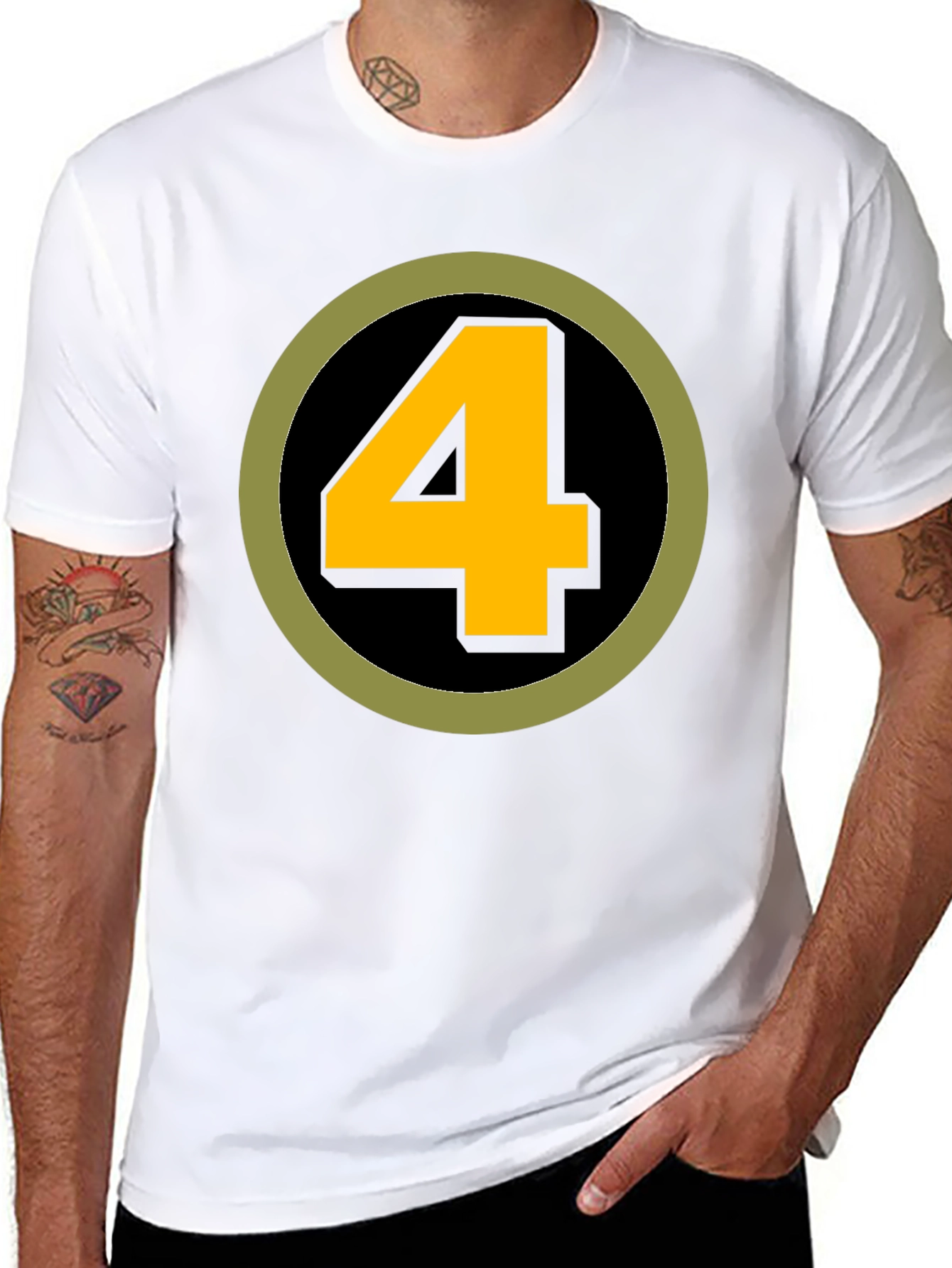 Fantastic Four Inspired Number 4 T-Shirt