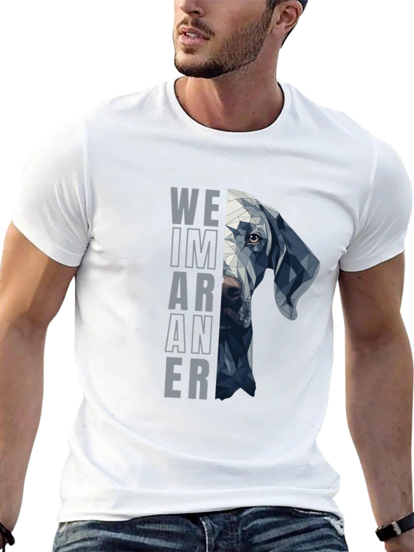 Weimaraner Dog Graphic Tee - Stylish Pet Lovers Shirt