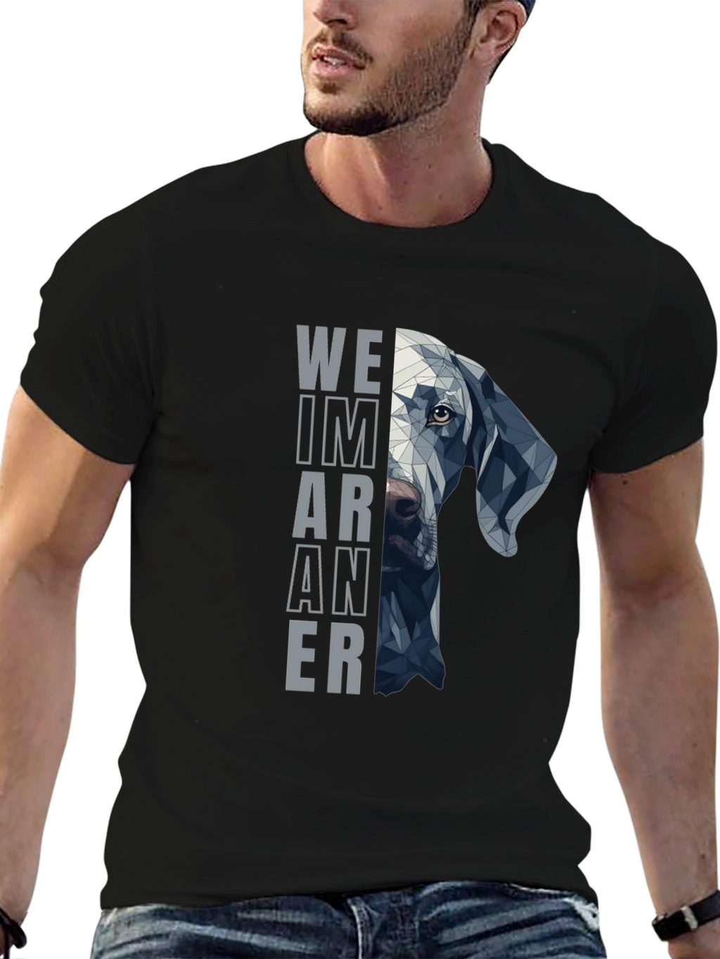 Weimaraner Dog Graphic Tee - Stylish Pet Lovers Shirt