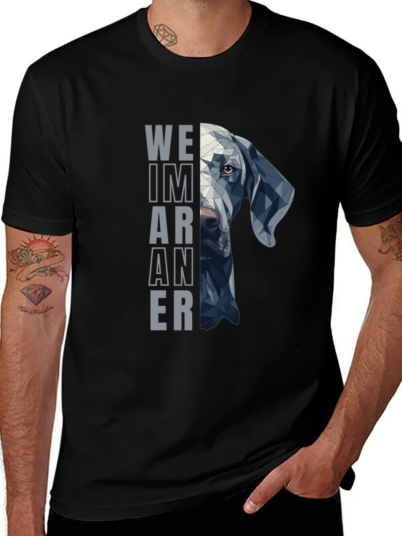 Weimaraner Dog Graphic Tee - Stylish Pet Lovers Shirt