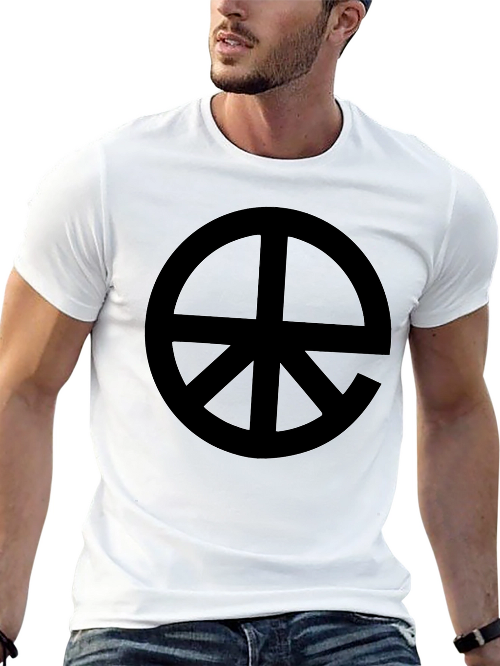 Symbolic Graphic Tee - Black Cotton Blend