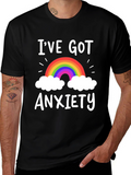 Ive Got Anxiety Rainbow Graphic T-Shirt