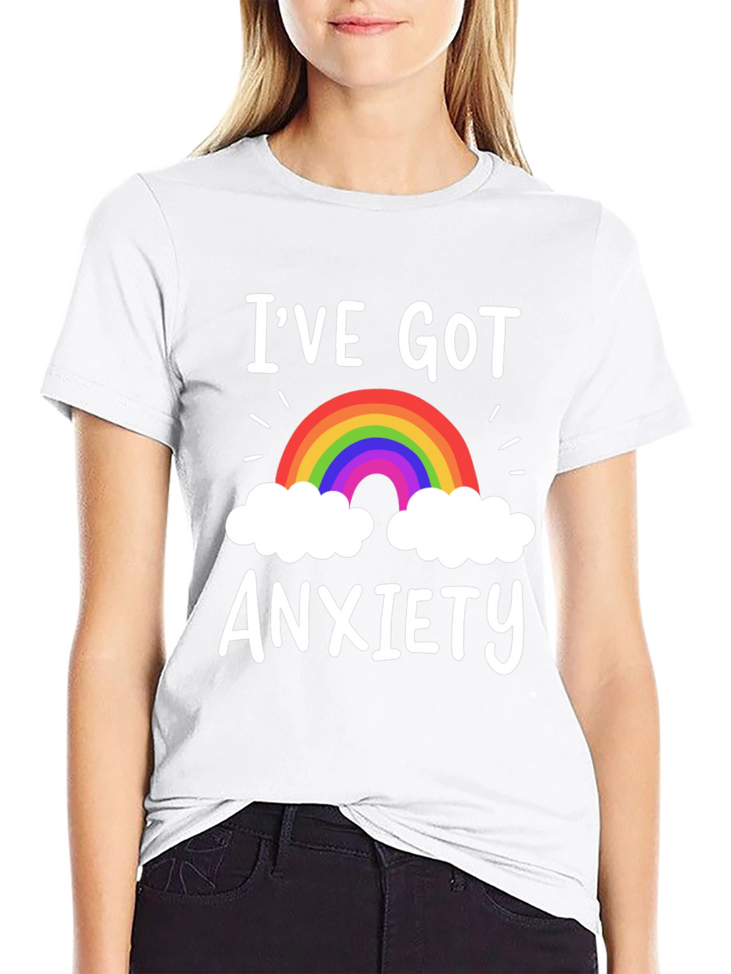 Ive Got Anxiety Rainbow Graphic T-Shirt