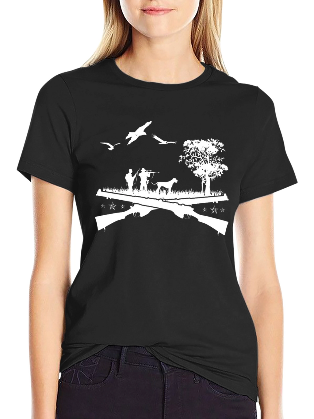 Hunting Scene Graphic Tee