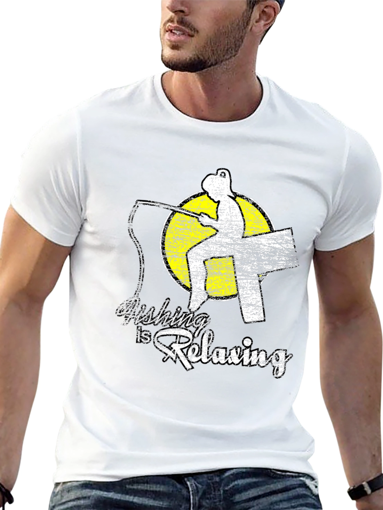 Fishing Is Relaxing Graphic T-Shirt