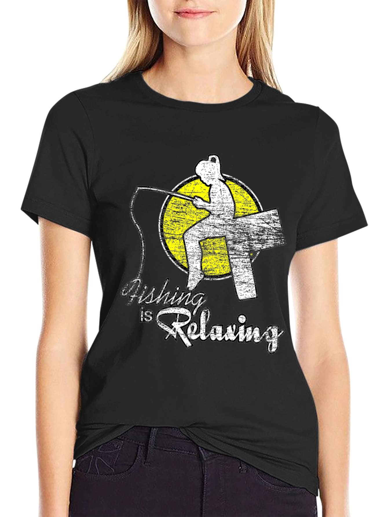 Fishing Is Relaxing Graphic T-Shirt