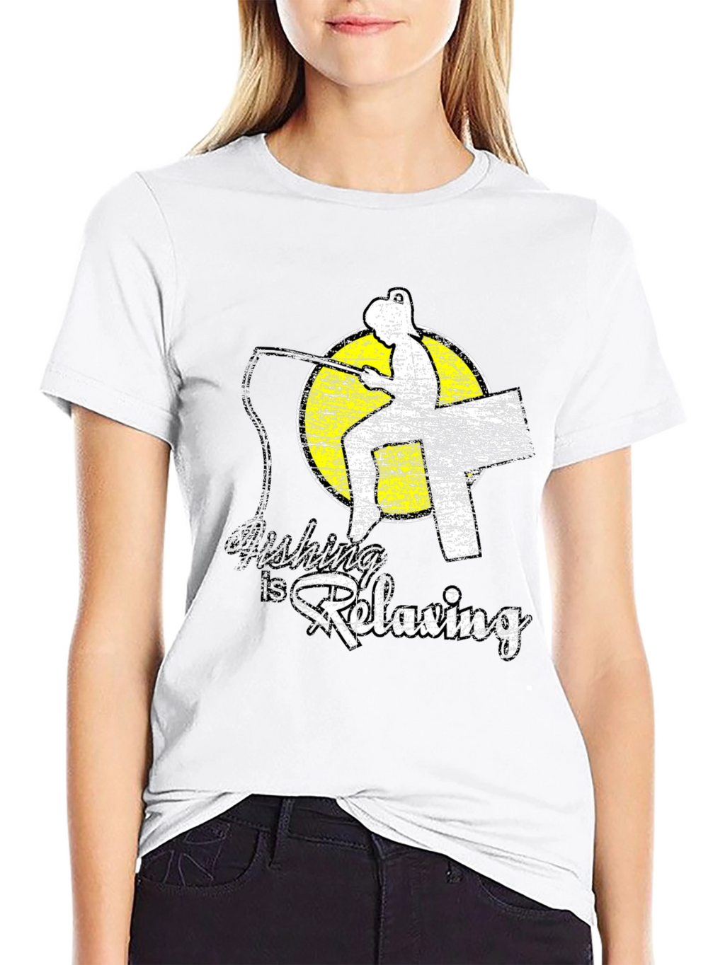Fishing Is Relaxing Graphic T-Shirt