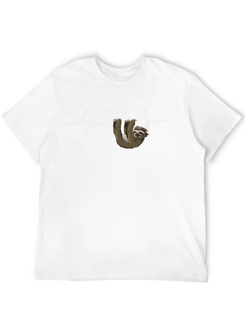 Sloth Heartbeat T-Shirt - Funny Graphic Tee