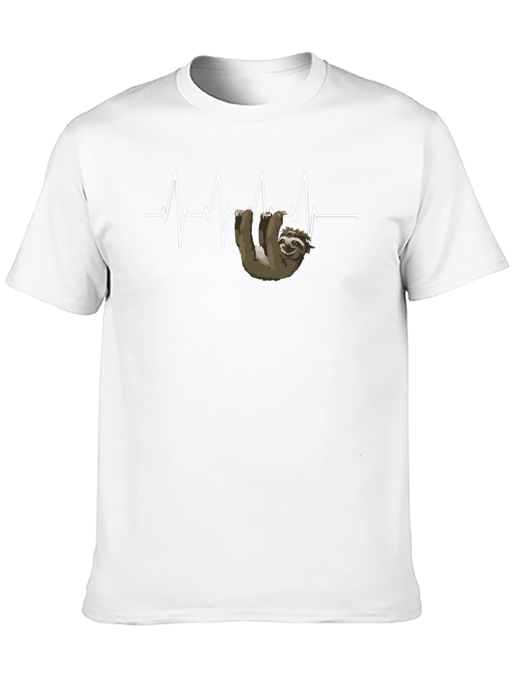 Sloth Heartbeat T-Shirt - Funny Graphic Tee