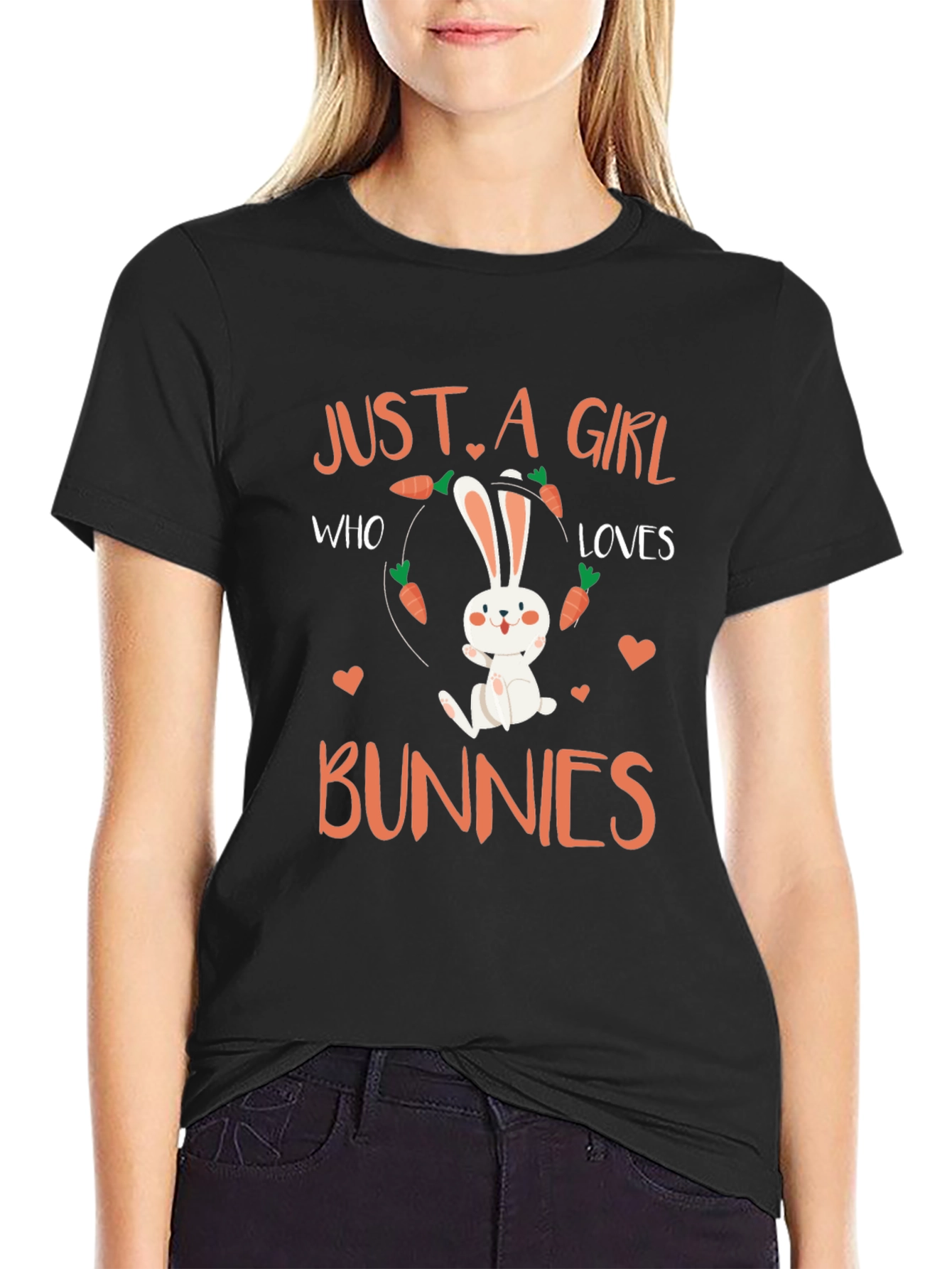 Just a Girl Who Loves Bunnies T-Shirt