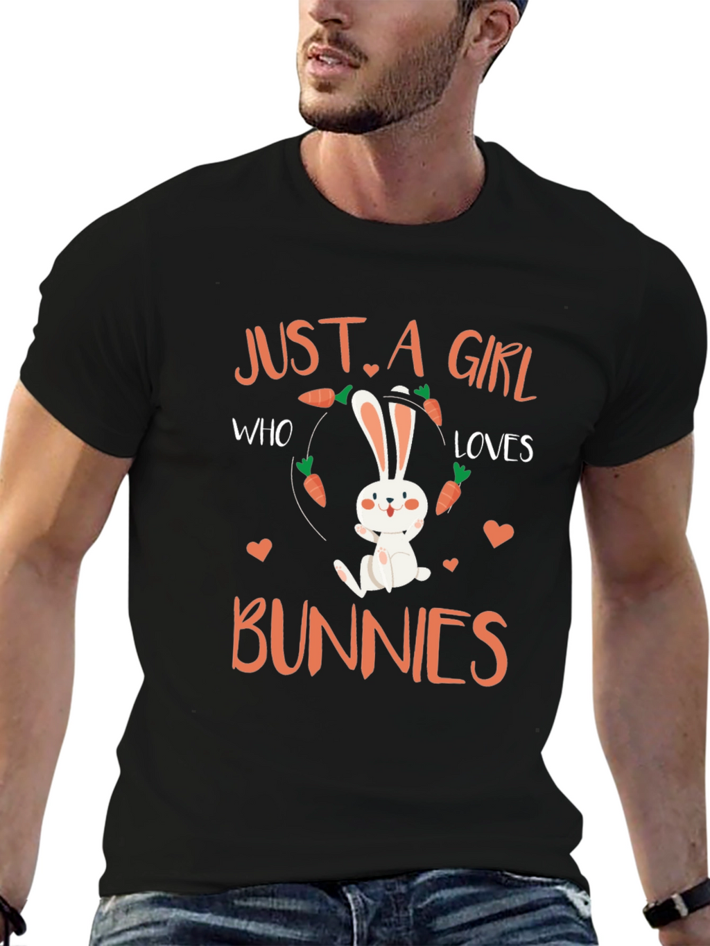 Just a Girl Who Loves Bunnies T-Shirt