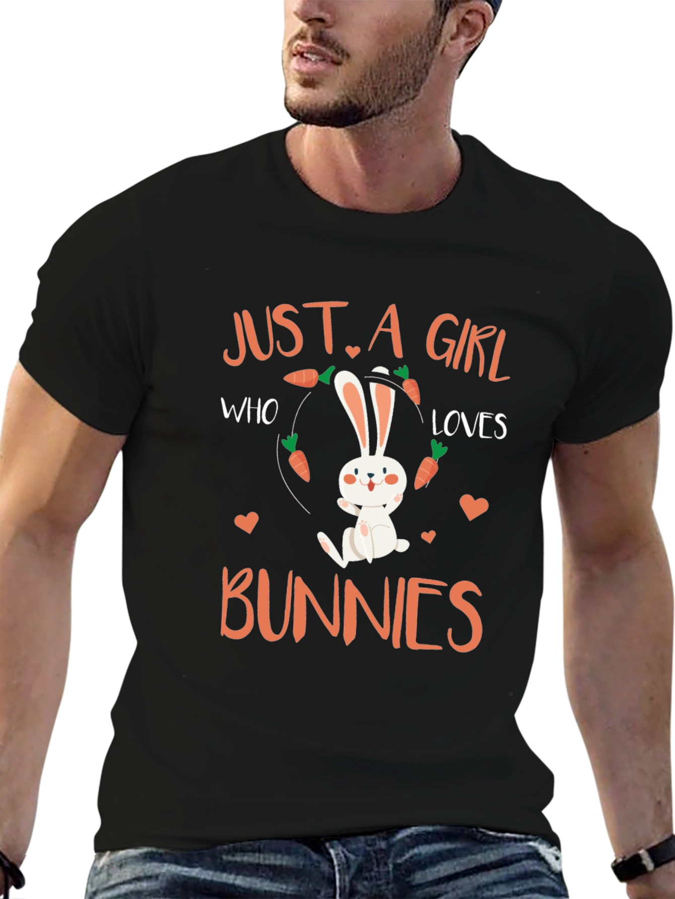 Just a Girl Who Loves Bunnies T-Shirt