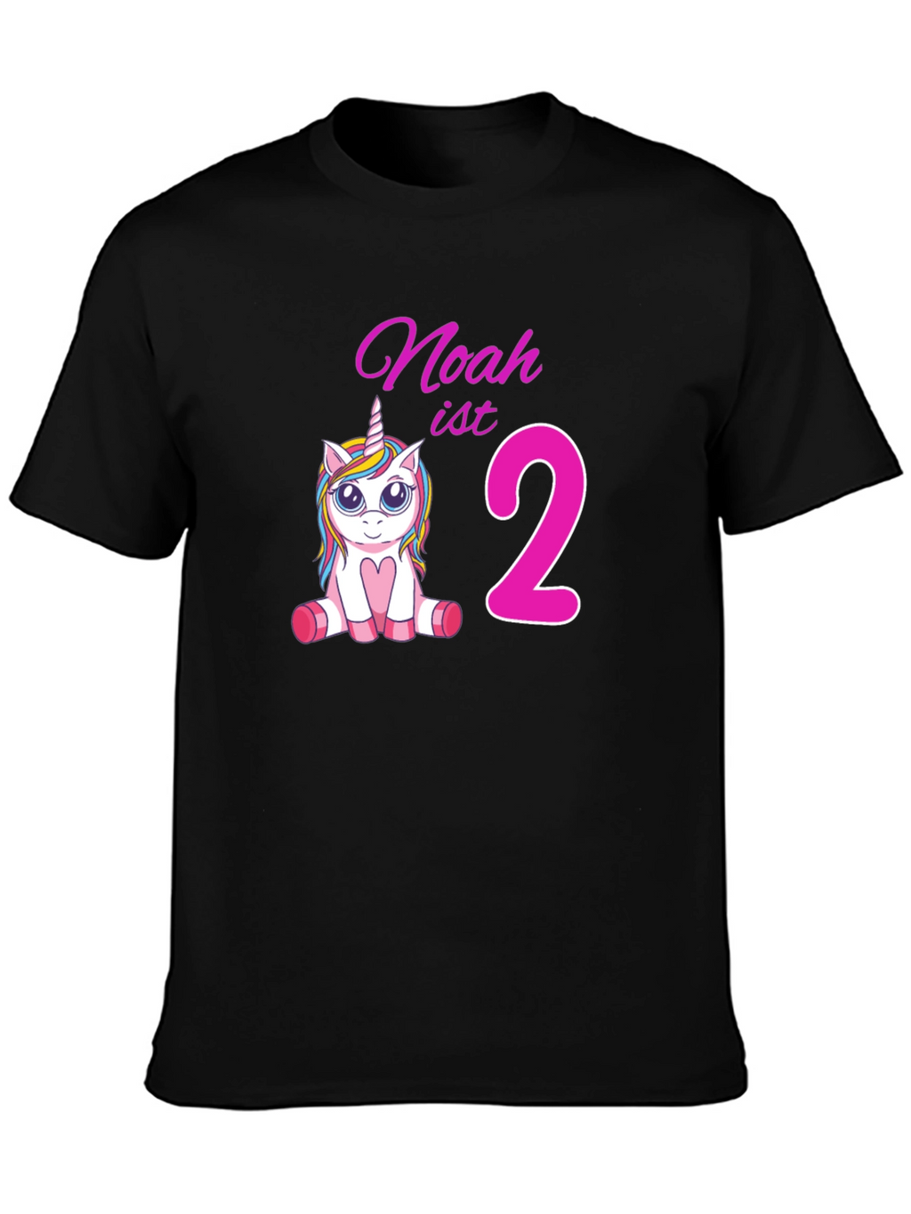 Noahs 2nd Birthday Unicorn Tee