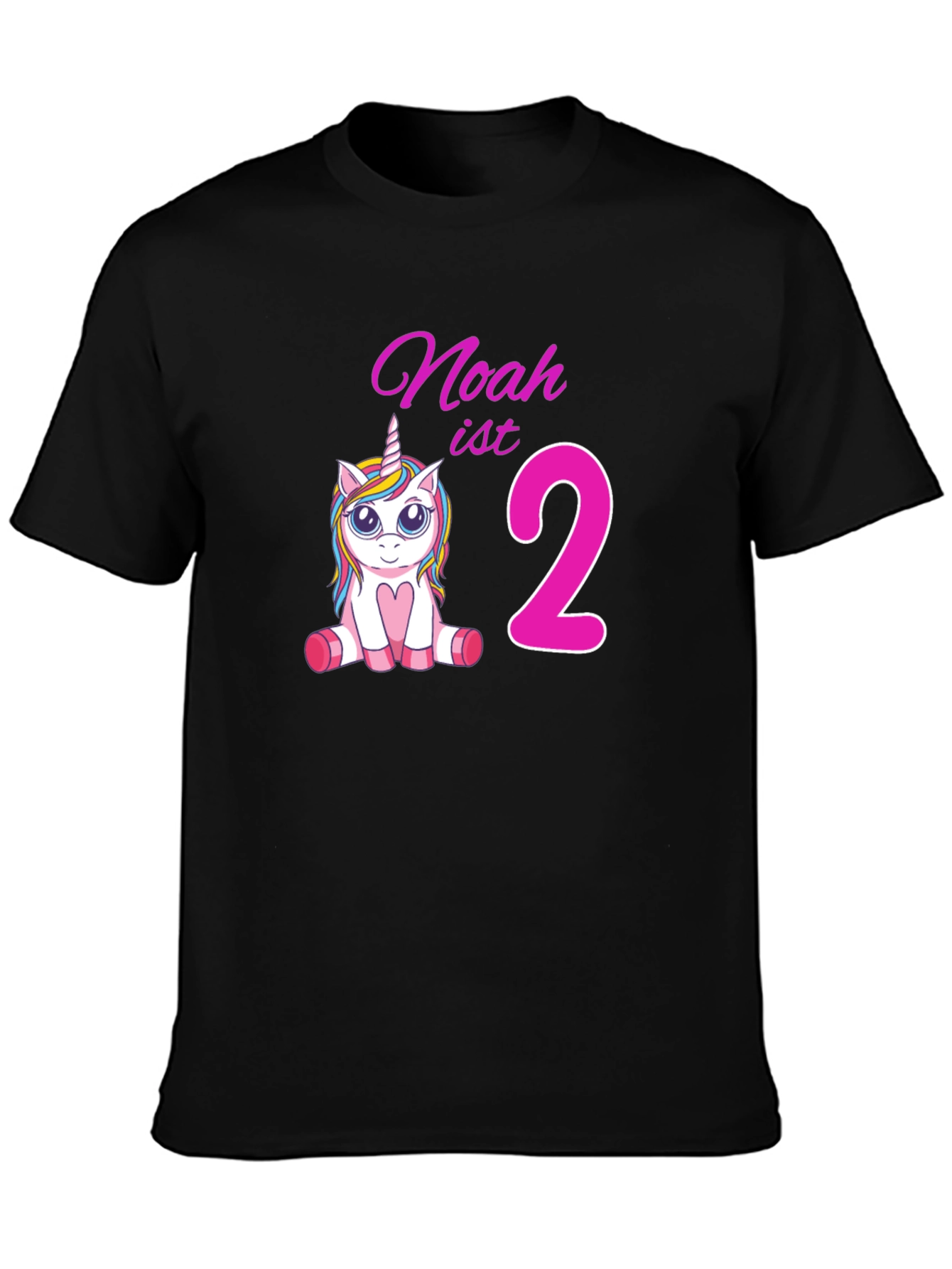 Noahs 2nd Birthday Unicorn Tee