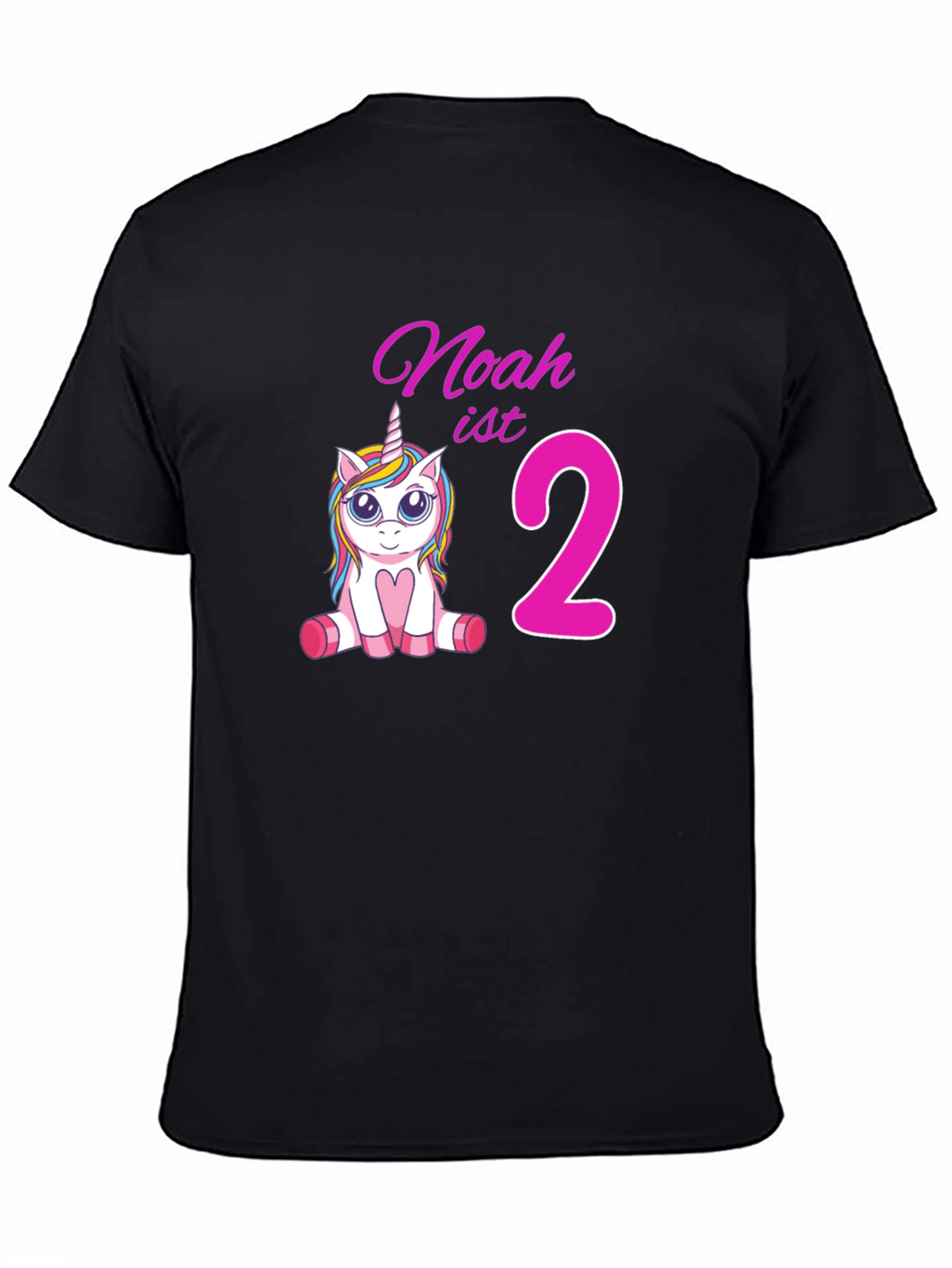 Noahs 2nd Birthday Unicorn Tee