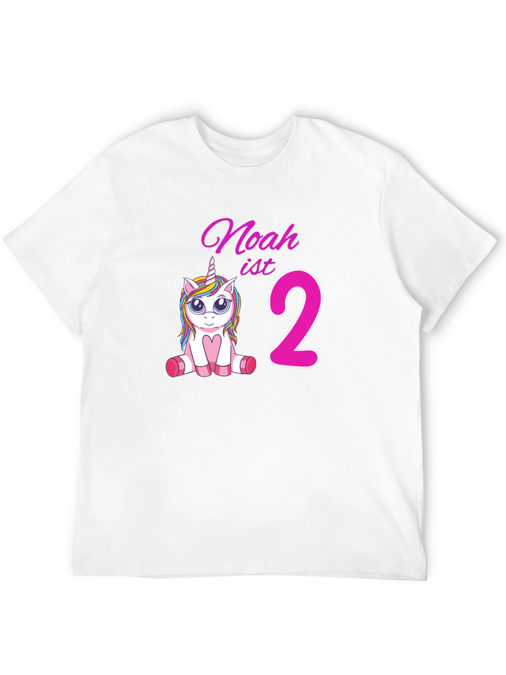 Noahs 2nd Birthday Unicorn Tee