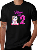 Noahs 2nd Birthday Unicorn Tee