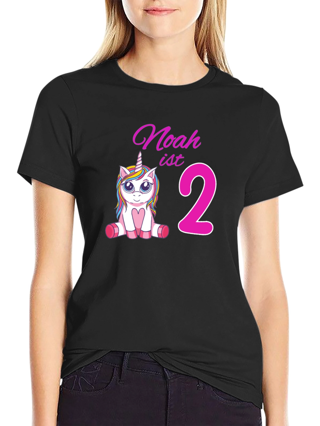 Noahs 2nd Birthday Unicorn Tee