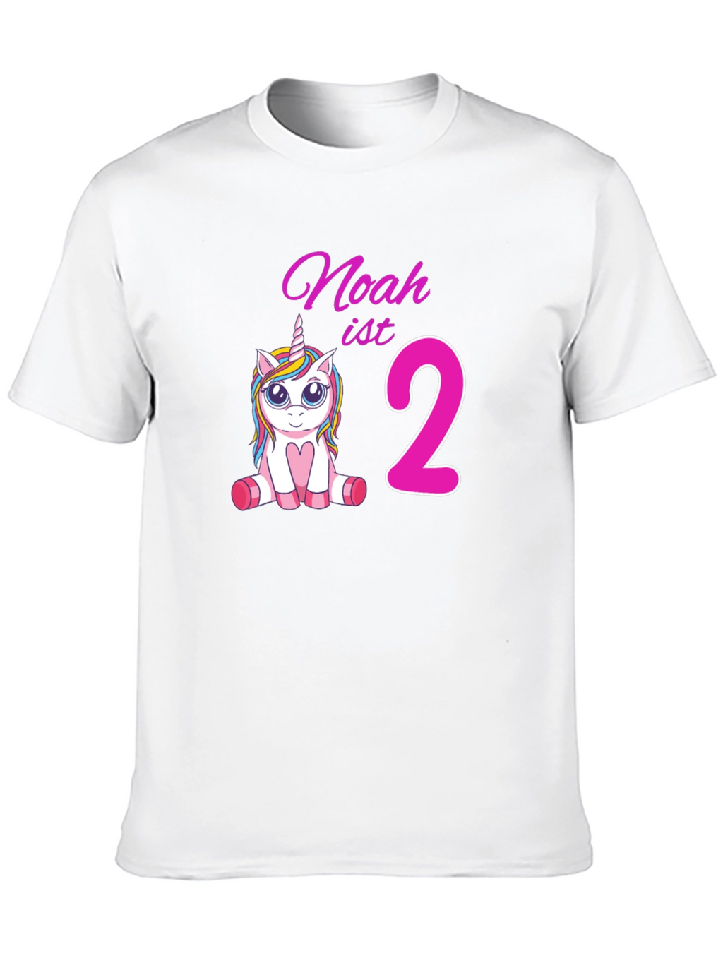 Noahs 2nd Birthday Unicorn Tee