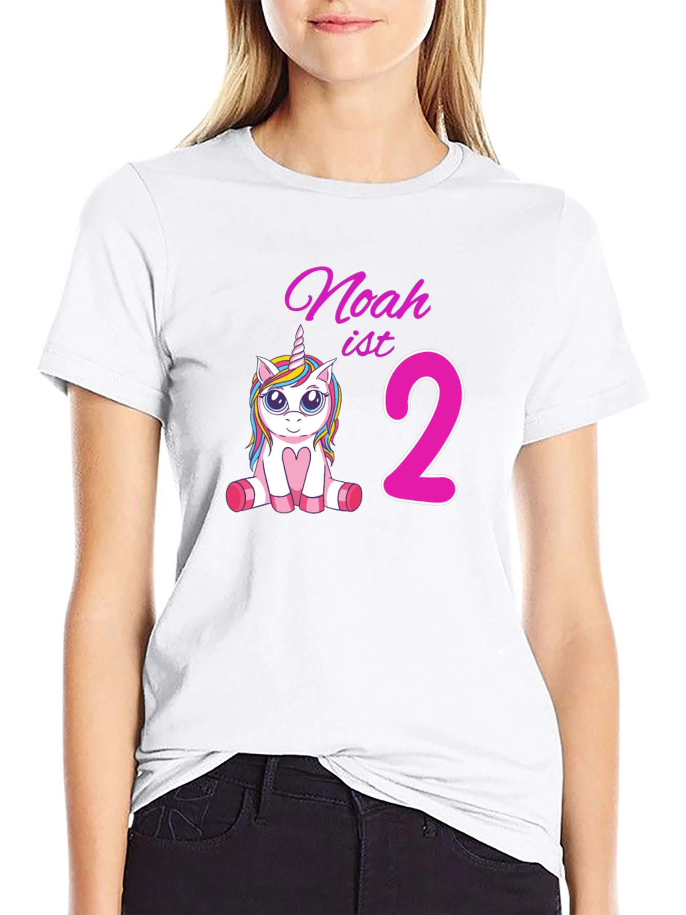 Noahs 2nd Birthday Unicorn Tee