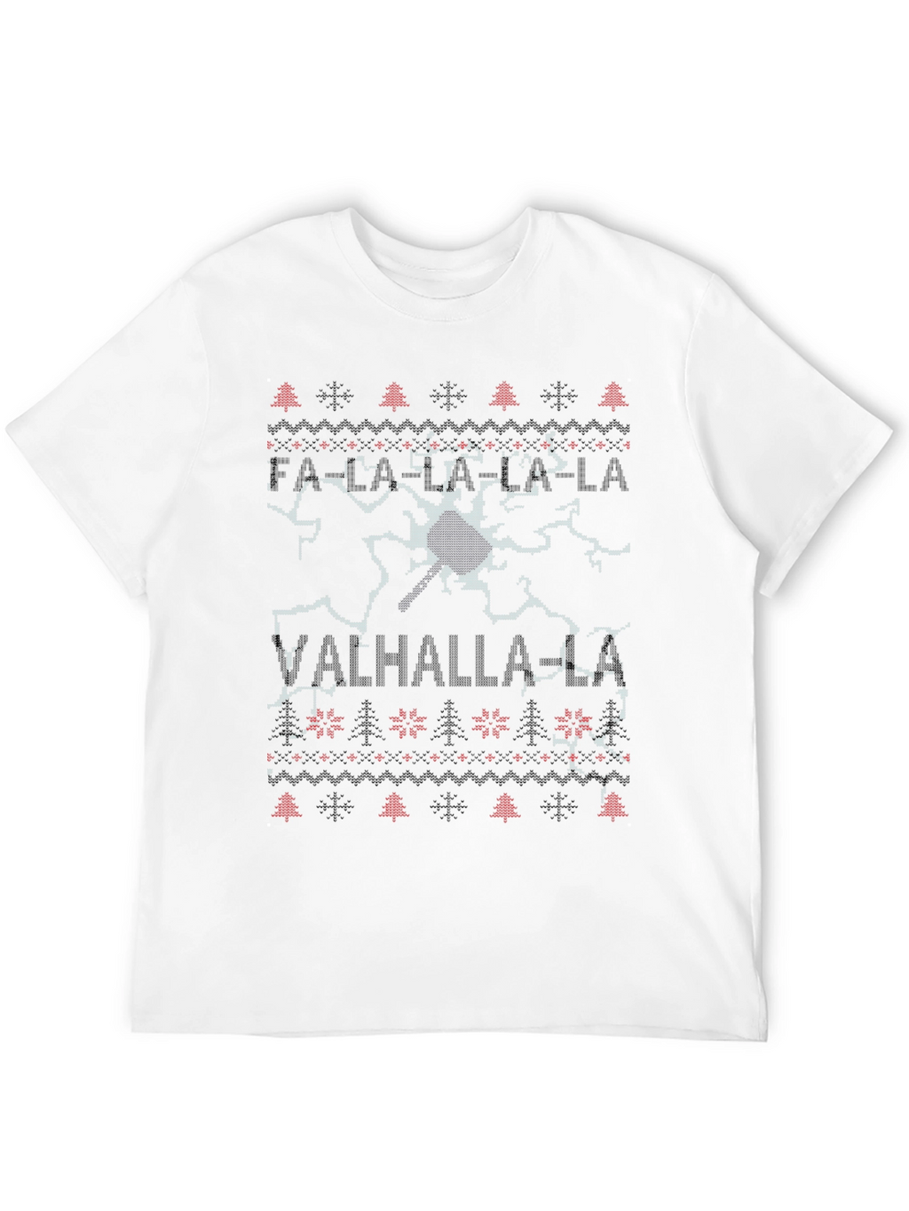 Fa La La Valhalla Christmas Sweater T-Shirt