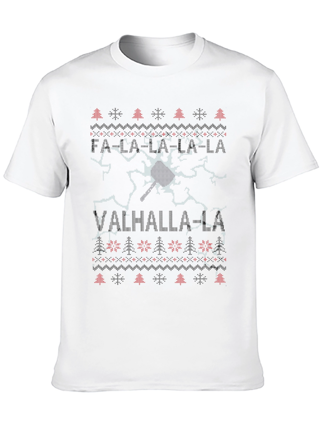 Fa La La Valhalla Christmas Sweater T-Shirt
