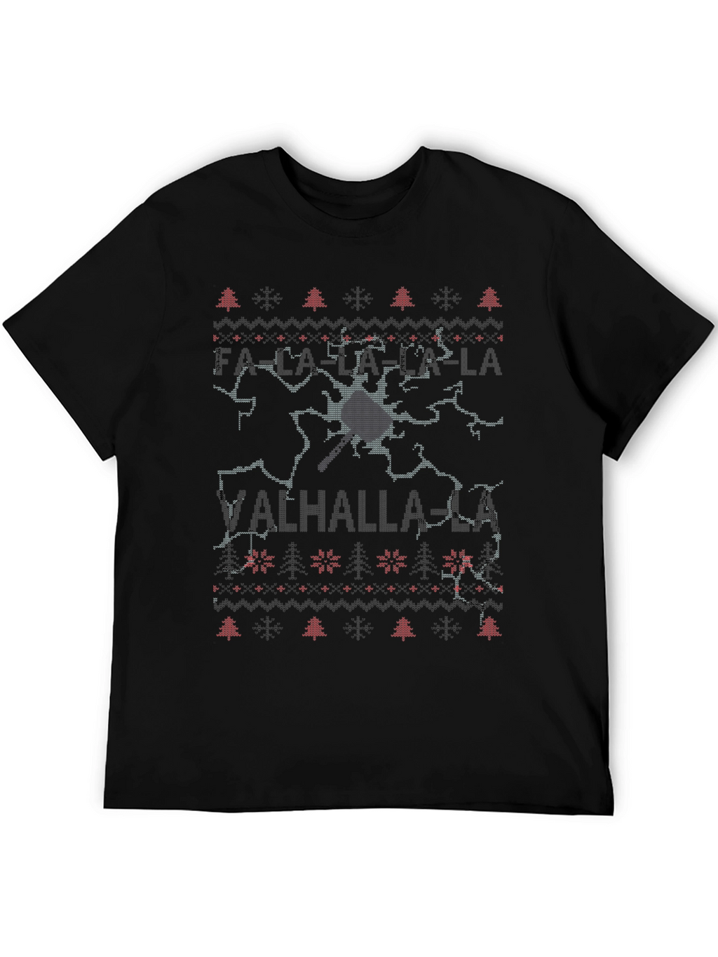 Fa La La Valhalla Christmas Sweater T-Shirt
