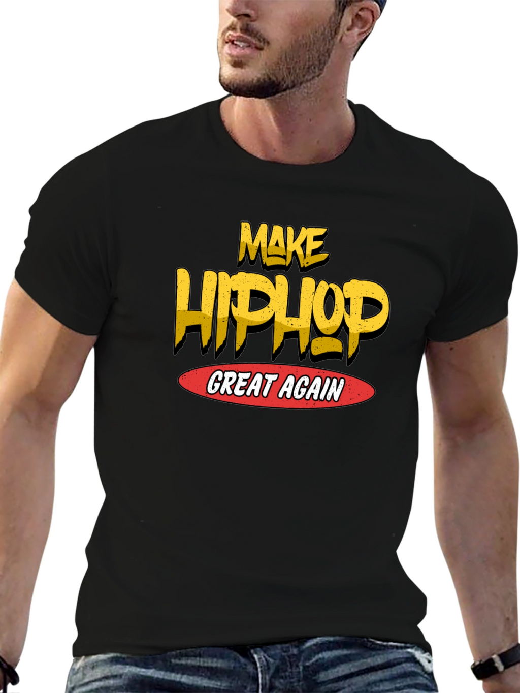 Make Hip Hop Great Again Black T-Shirt