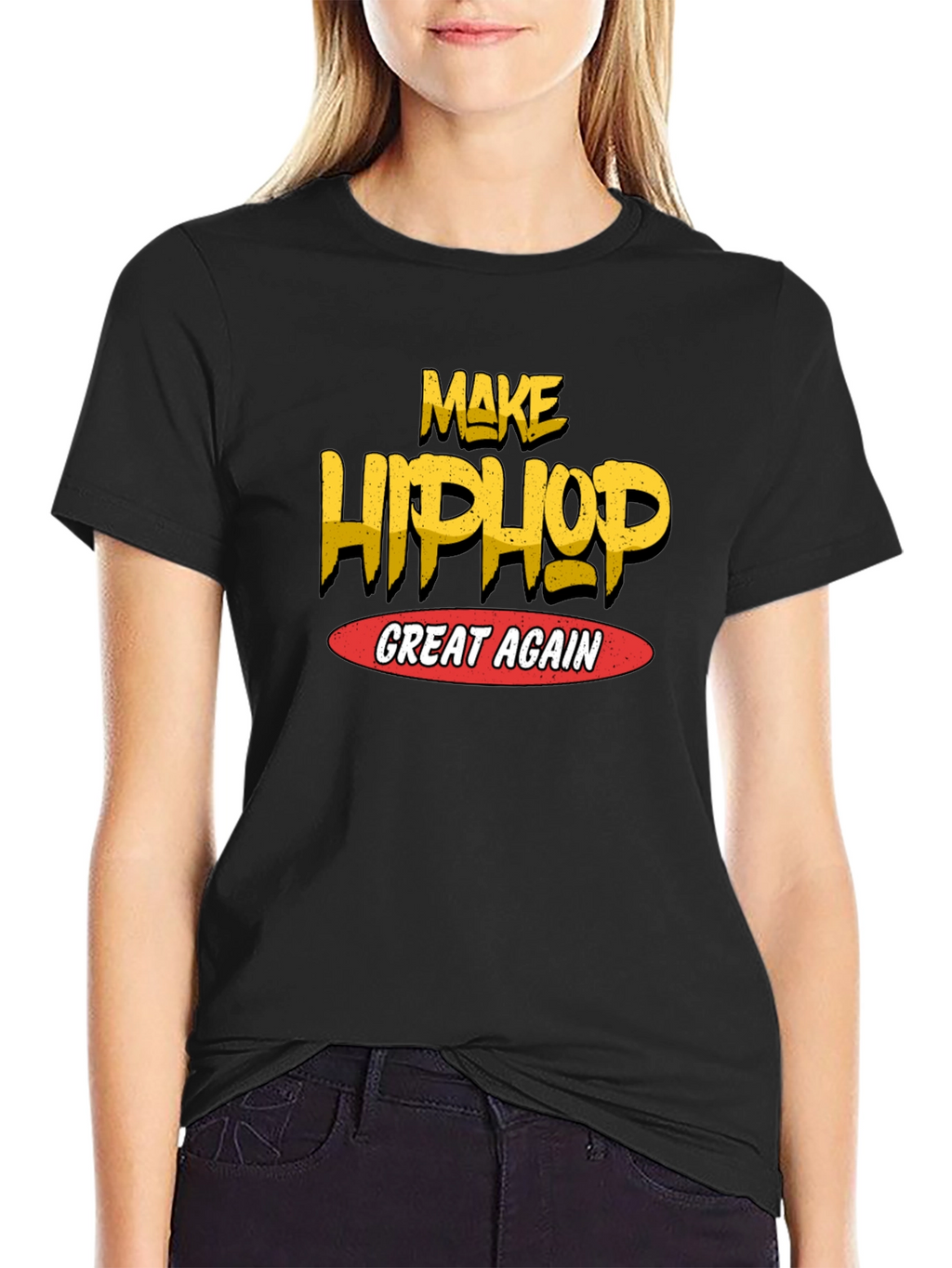 Make Hip Hop Great Again Black T-Shirt