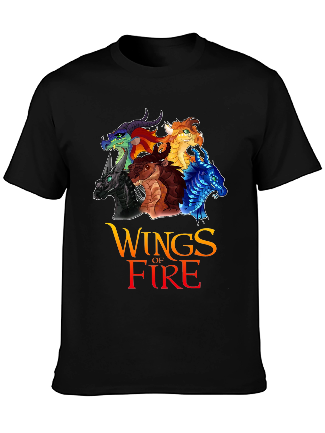 Wings of Fire Graphic T-Shirt - Dragon Design
